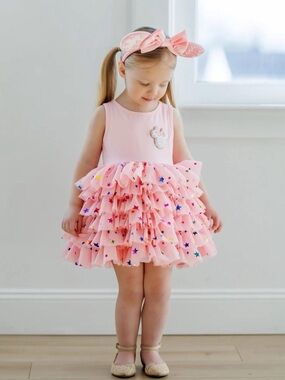 NEW 18 Month Smocked Sweets Minnie Dress